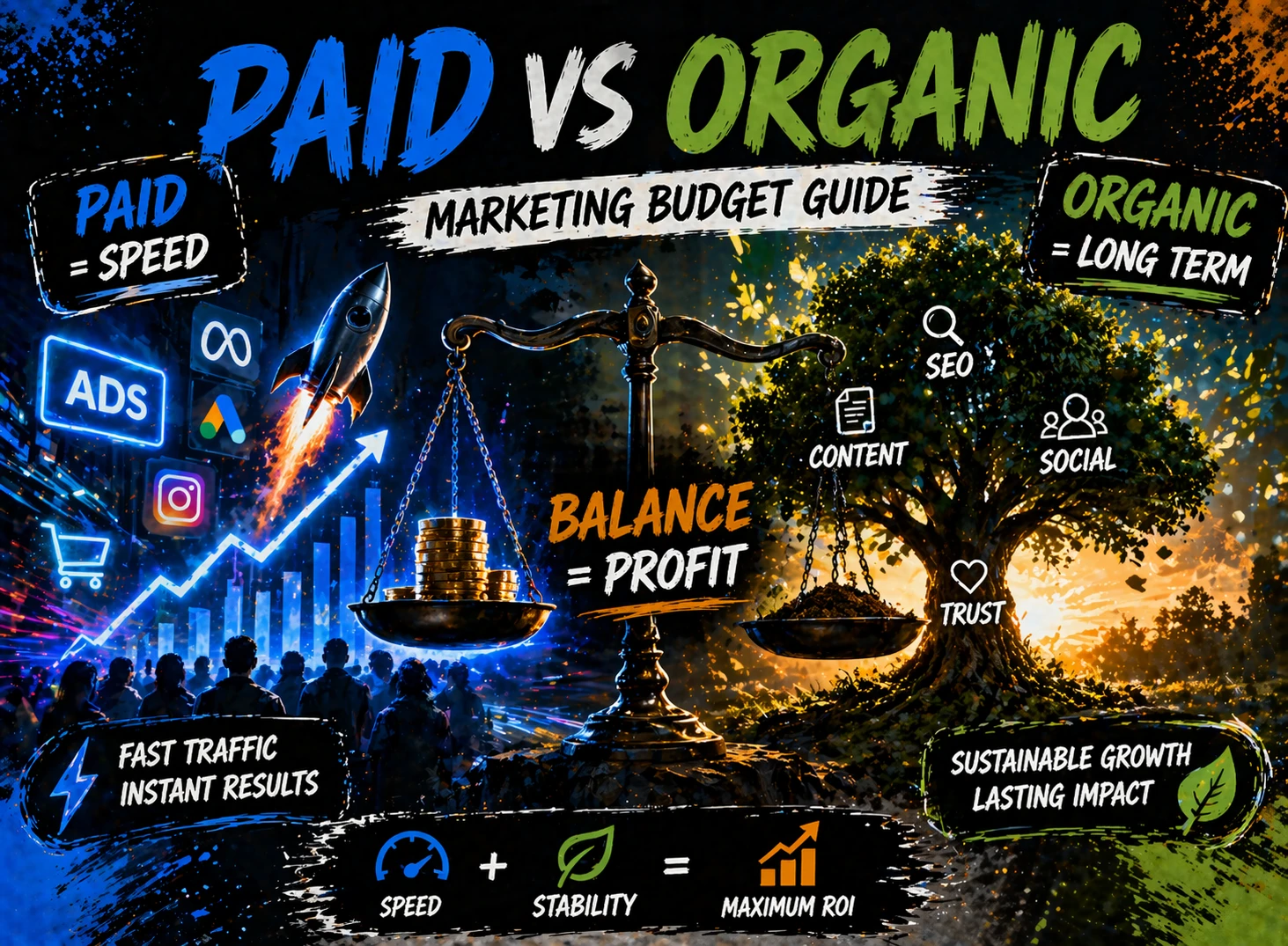 Paid vs Organic Marketing